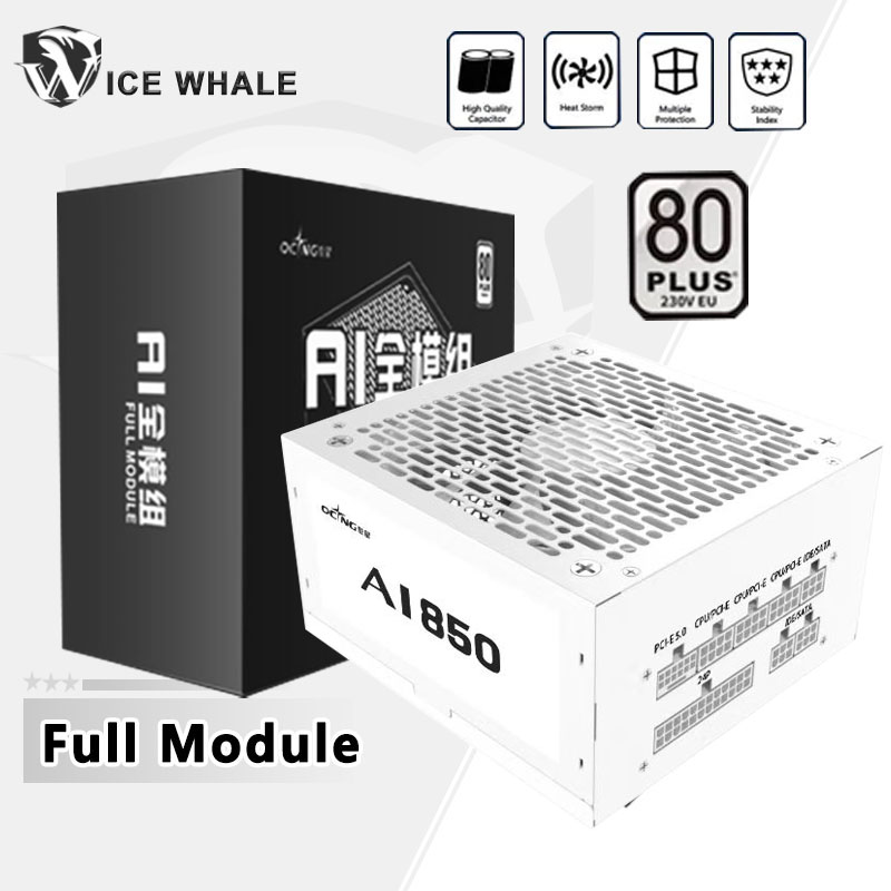 Power Supply 650W - 550W 650W 750W 850W Biały 80Plus