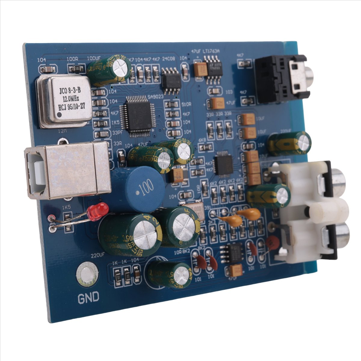 Modular Power Supply - Płytka dekodera A64I Mini USB ES9028K2M+SA9023