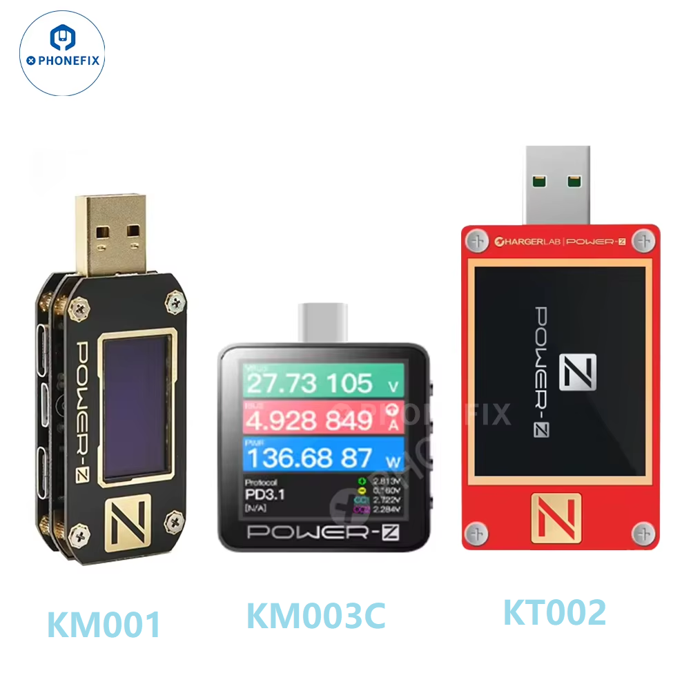Power Supply Tester - POWER-Z KM003C KT002 KM001USB Type-C PD3.1