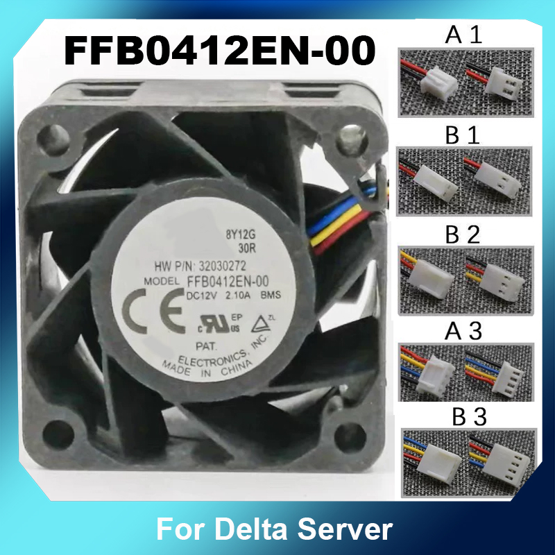 Server Power Supply - FFB0412EN‑00 4028 DC12V 2.10A 4-pinowy wentylator