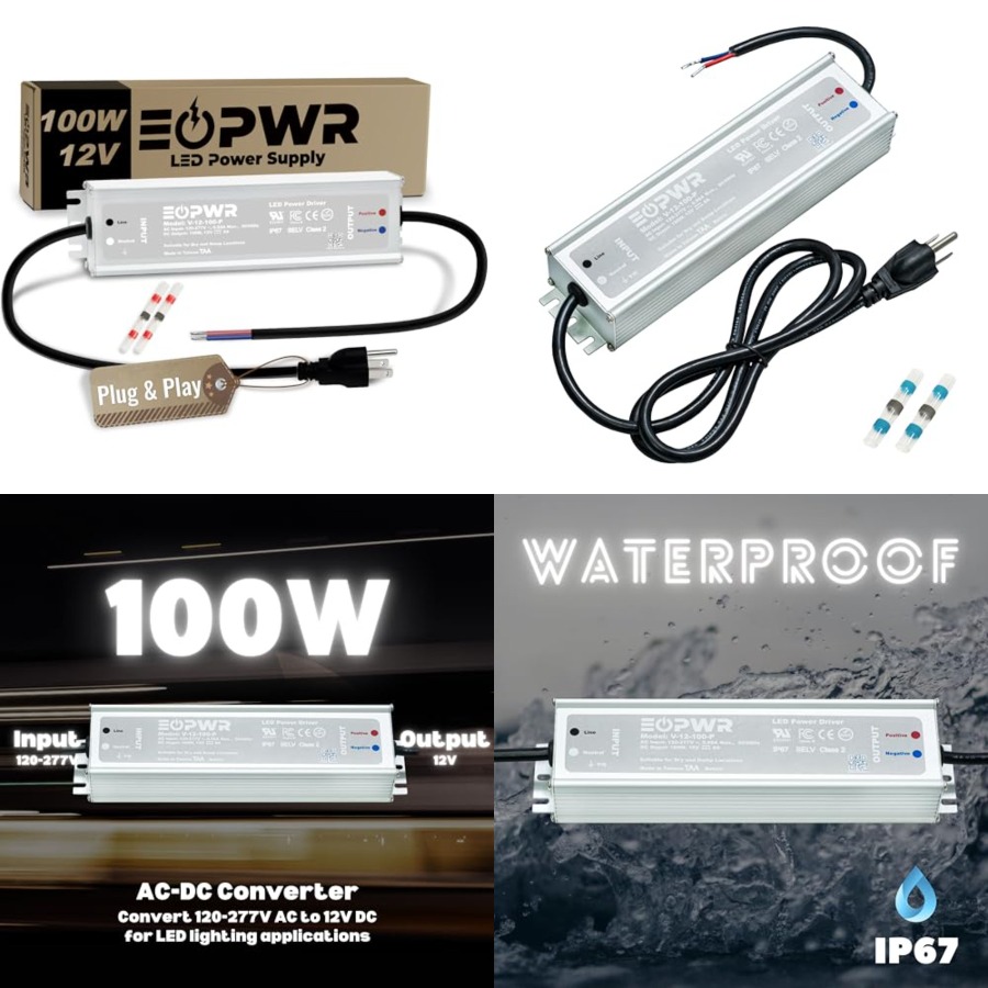 Ac Power Supply - Wodoodporny zasilacz LED IP67 AC120-277V na