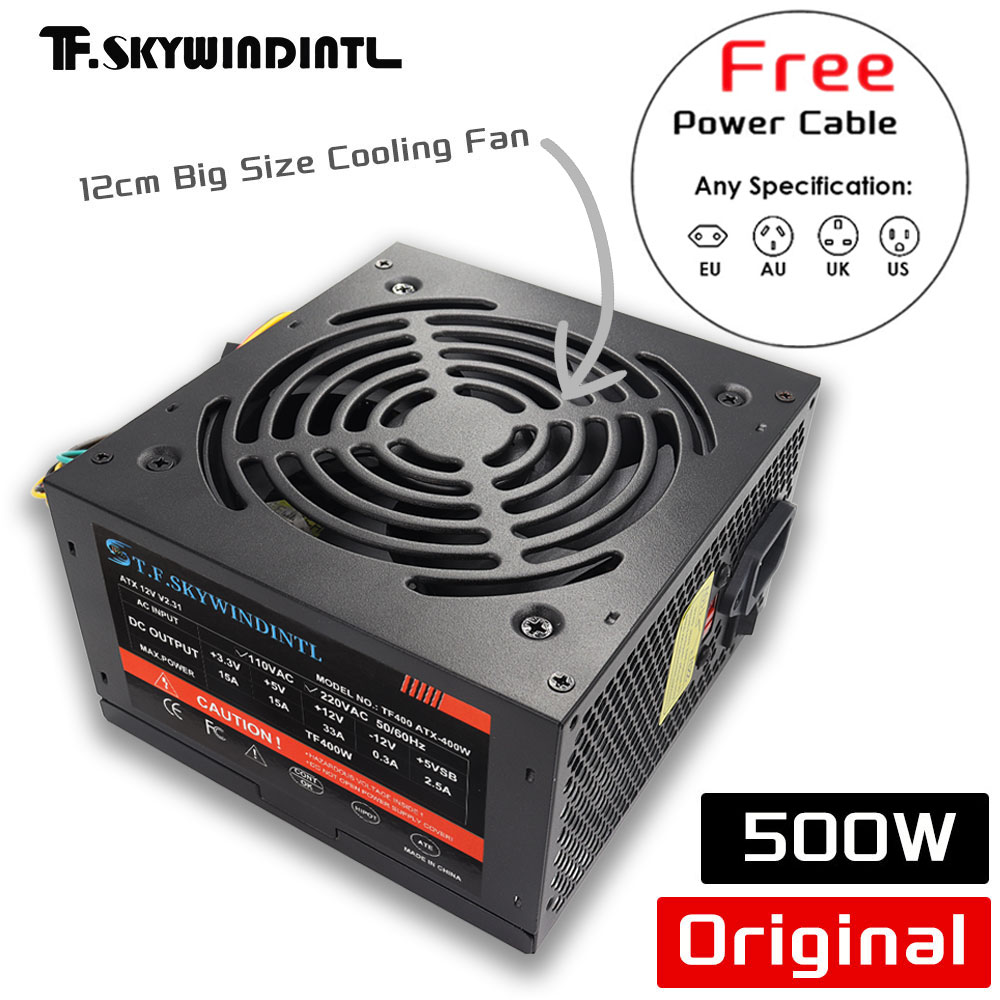 Power Supply 650W - Tani zasilacz ATX do komputera stacjonarnego