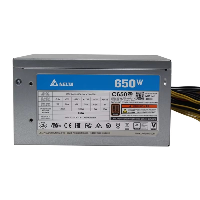 Power Supply 650W - Nowy, oryginalny, autentyczny, wysokiej jakości zasilacz