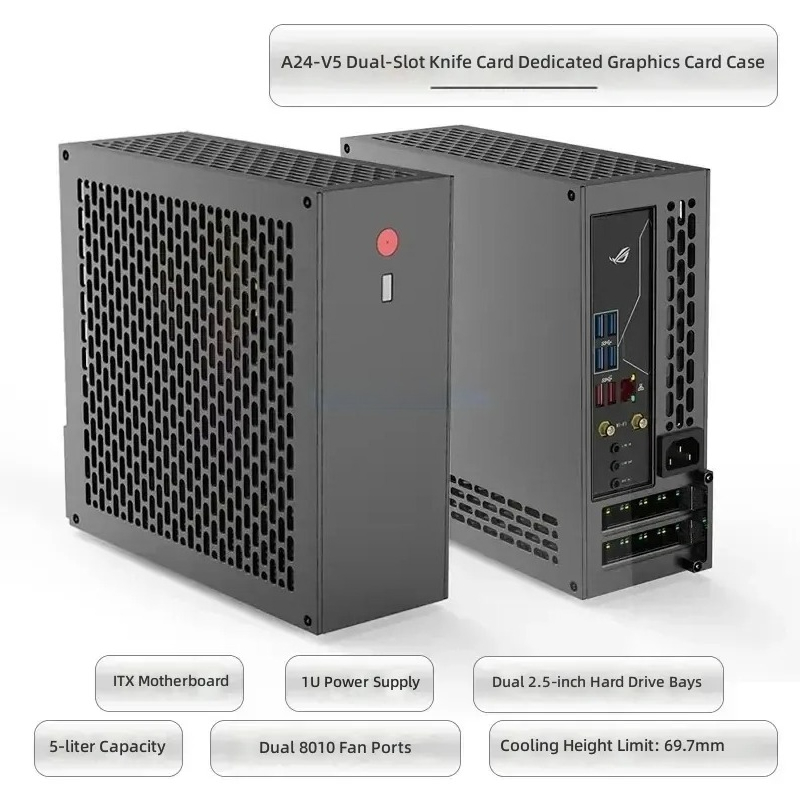 Obudowa ITX 1U z podwójnym gni – Pc Power Supply recenzja i cena