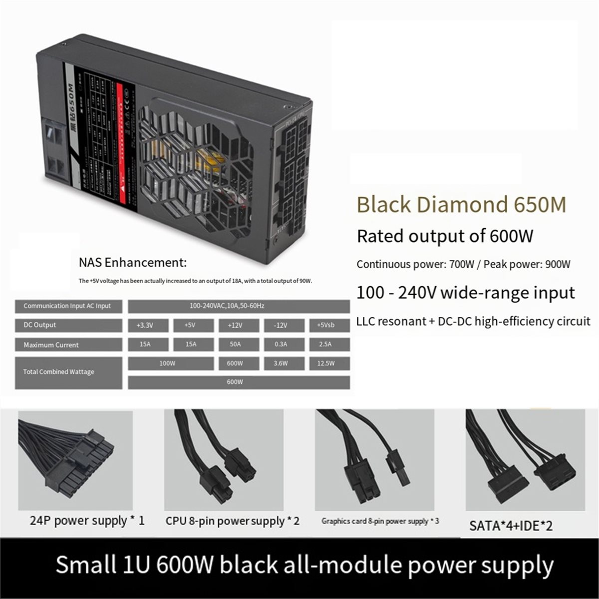 [VALUE PACK]Modułowy zasilacz  – Flex Atx Power Supply 600W 1U recenzja i cena