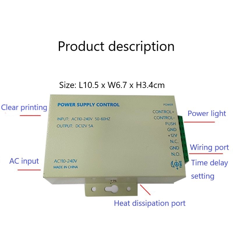 DC12V 5A 36W Sterowanie zasila – Dc Power Supply 12V recenzja i cena