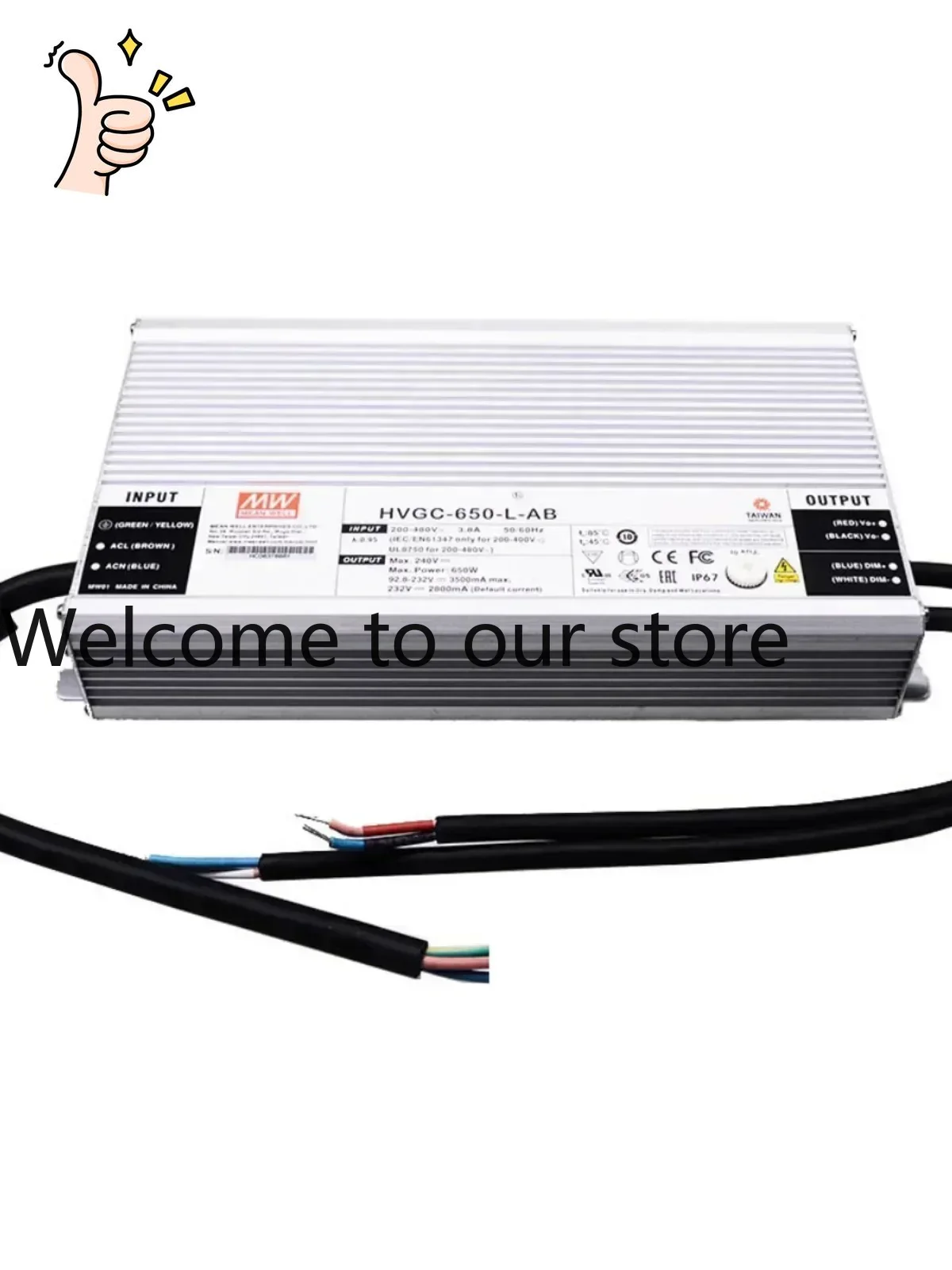 Zasilacz Mingwei HVGC-650-M/L/ – Power Supply 650W recenzja i cena