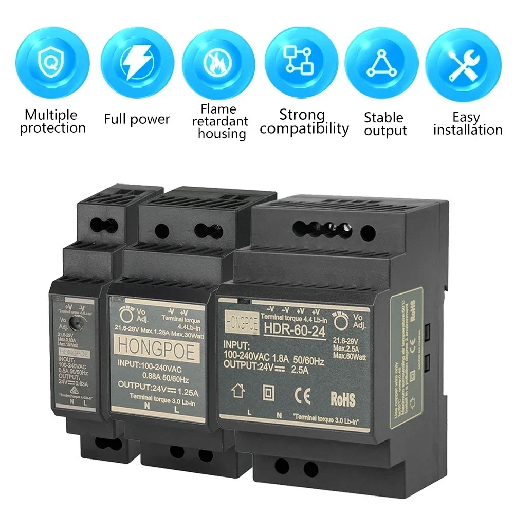 Zasilacz impulsowy na szynę DI – Smps Power Supply recenzja i cena