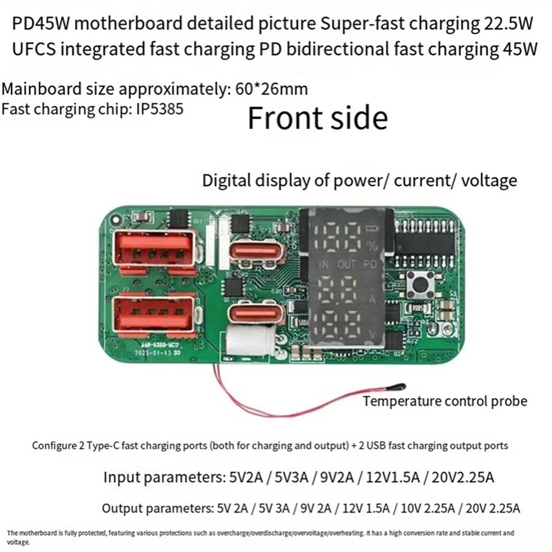 Moduł ładowania ABKN-DIY PD45W – Modular Power Supply recenzja i cena