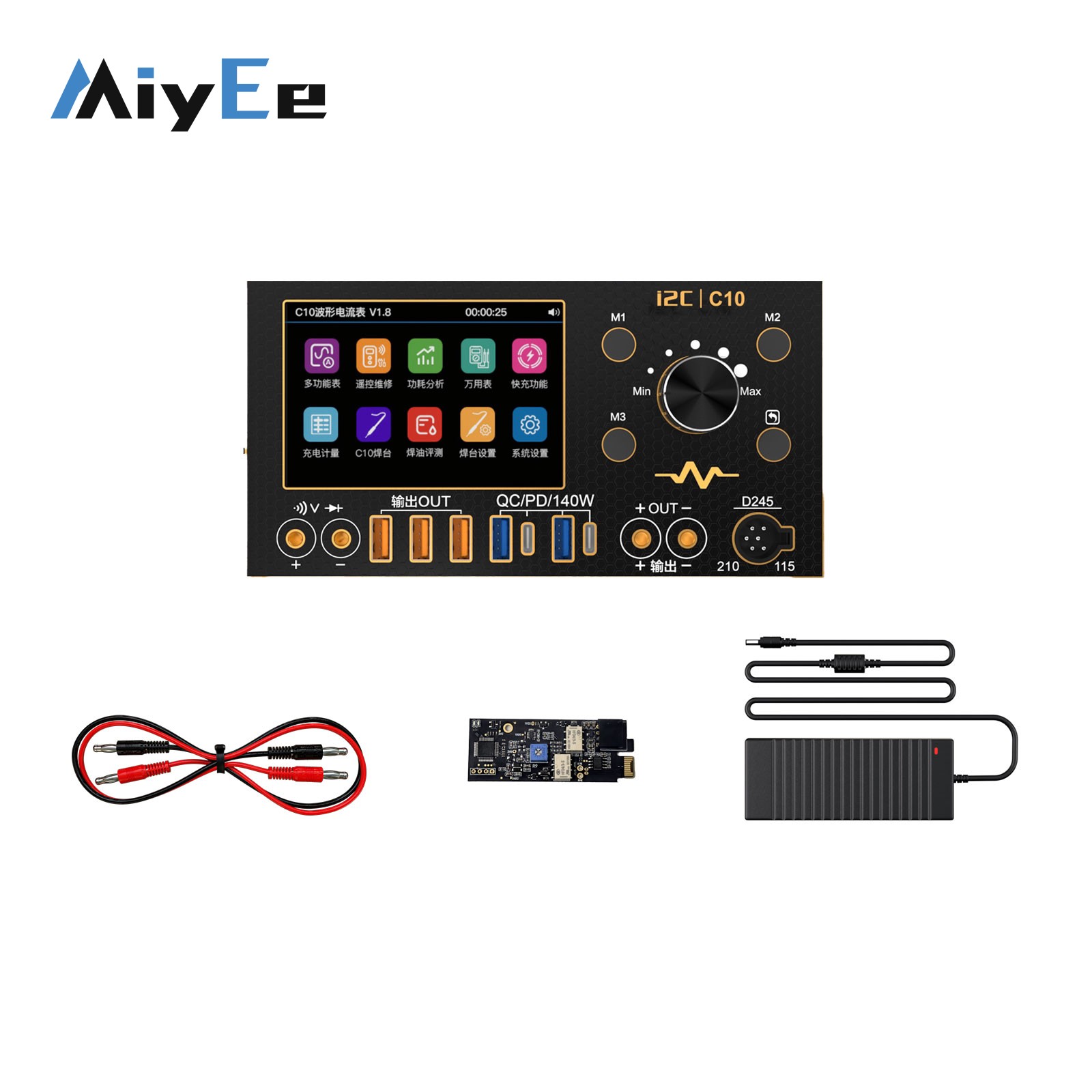 i2C C10 4CH 280W Amperomierz d – Power Supply Tester recenzja i cena