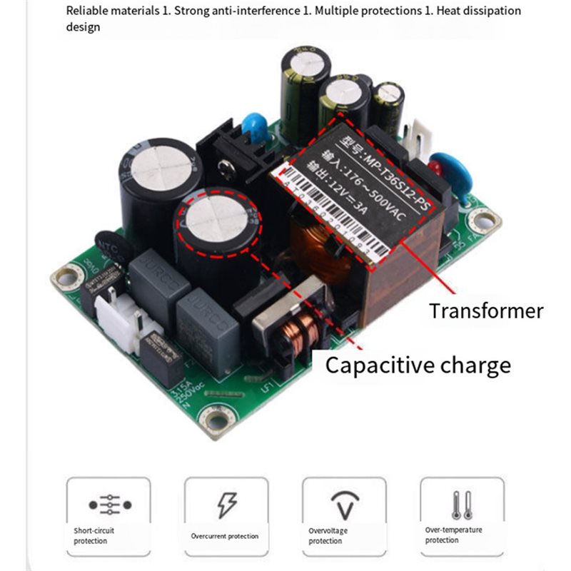 Moduł zasilacza impulsowego N1 – Dc Power Supply 12V recenzja i cena