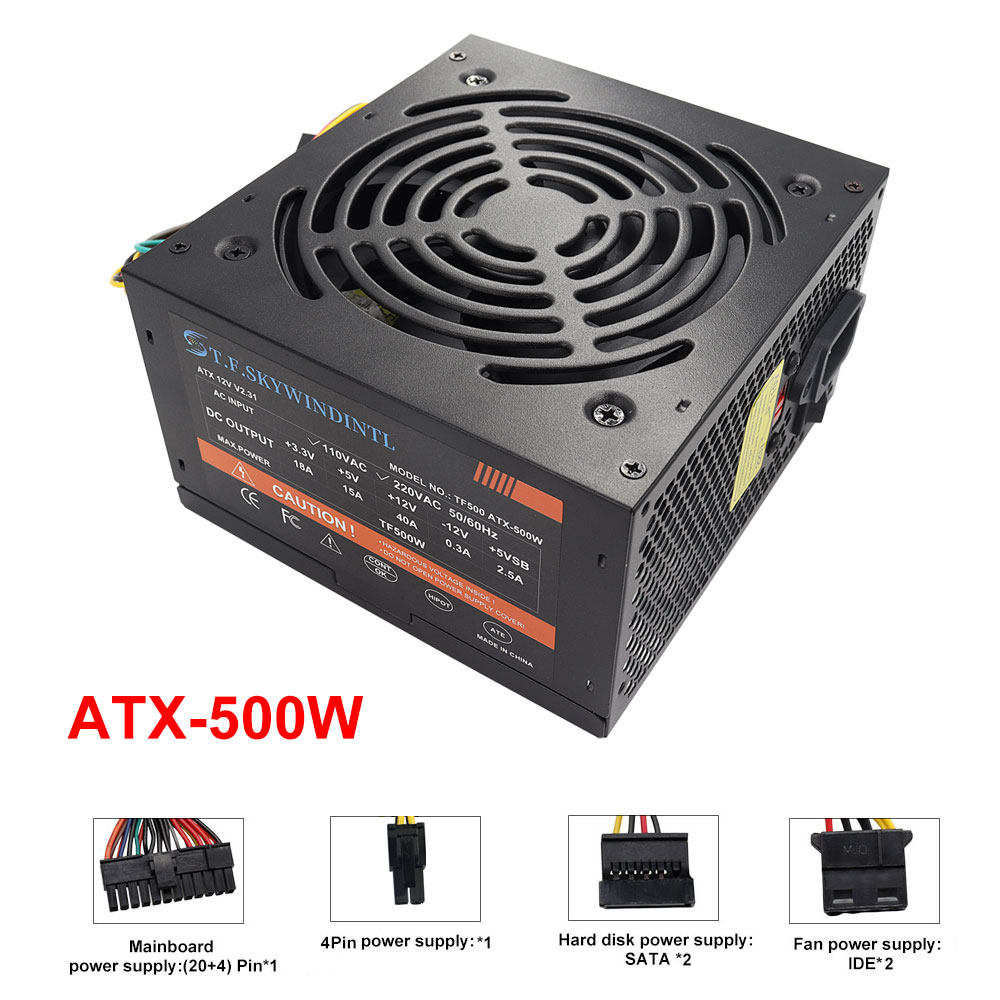 Tani zasilacz ATX do komputera – Power Supply 650W recenzja i cena