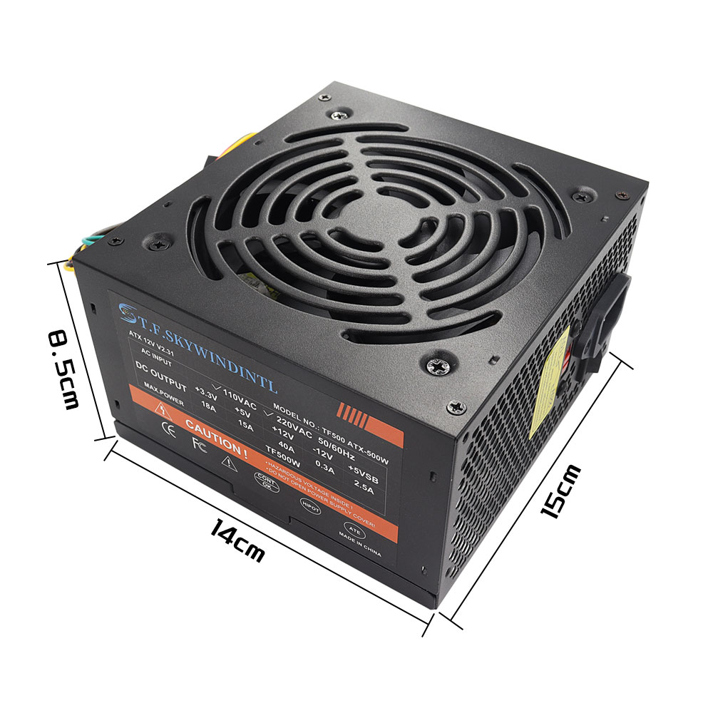 Tani zasilacz ATX do komputera – Power Supply 650W recenzja i cena