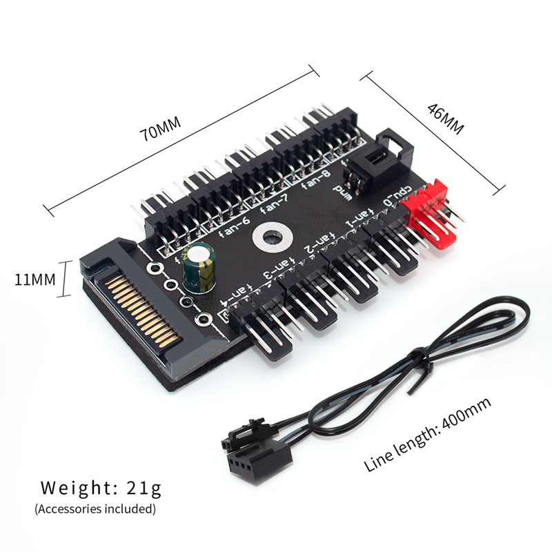 Rozdzielacz wentylatorów PWM 4 – Pc Power Supply recenzja i cena