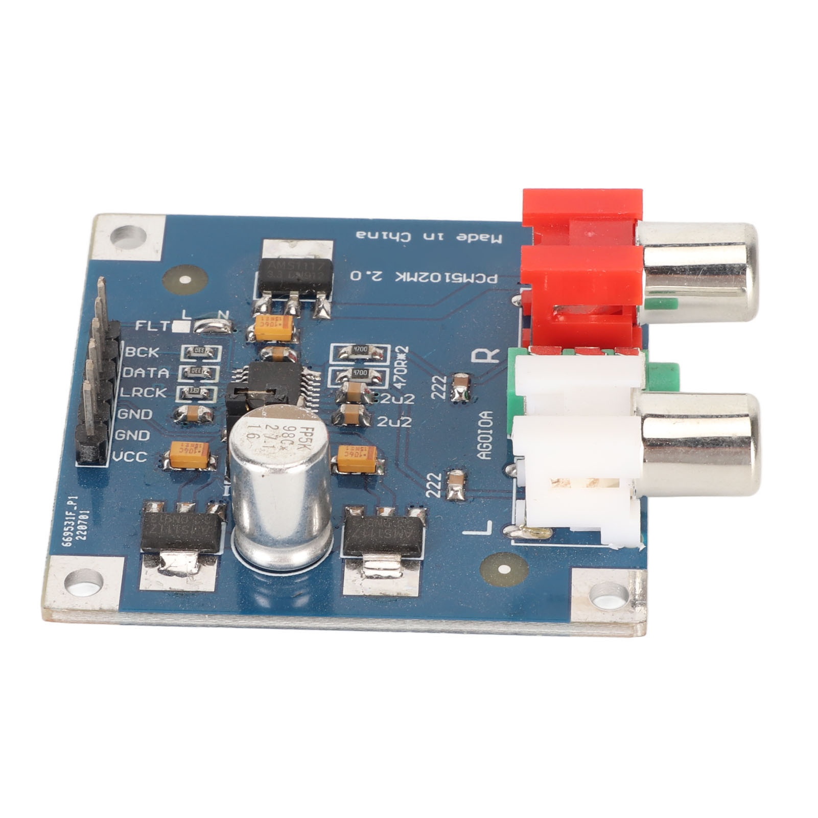 Płytka dekodera DAC z wejściem – Modular Power Supply recenzja i cena