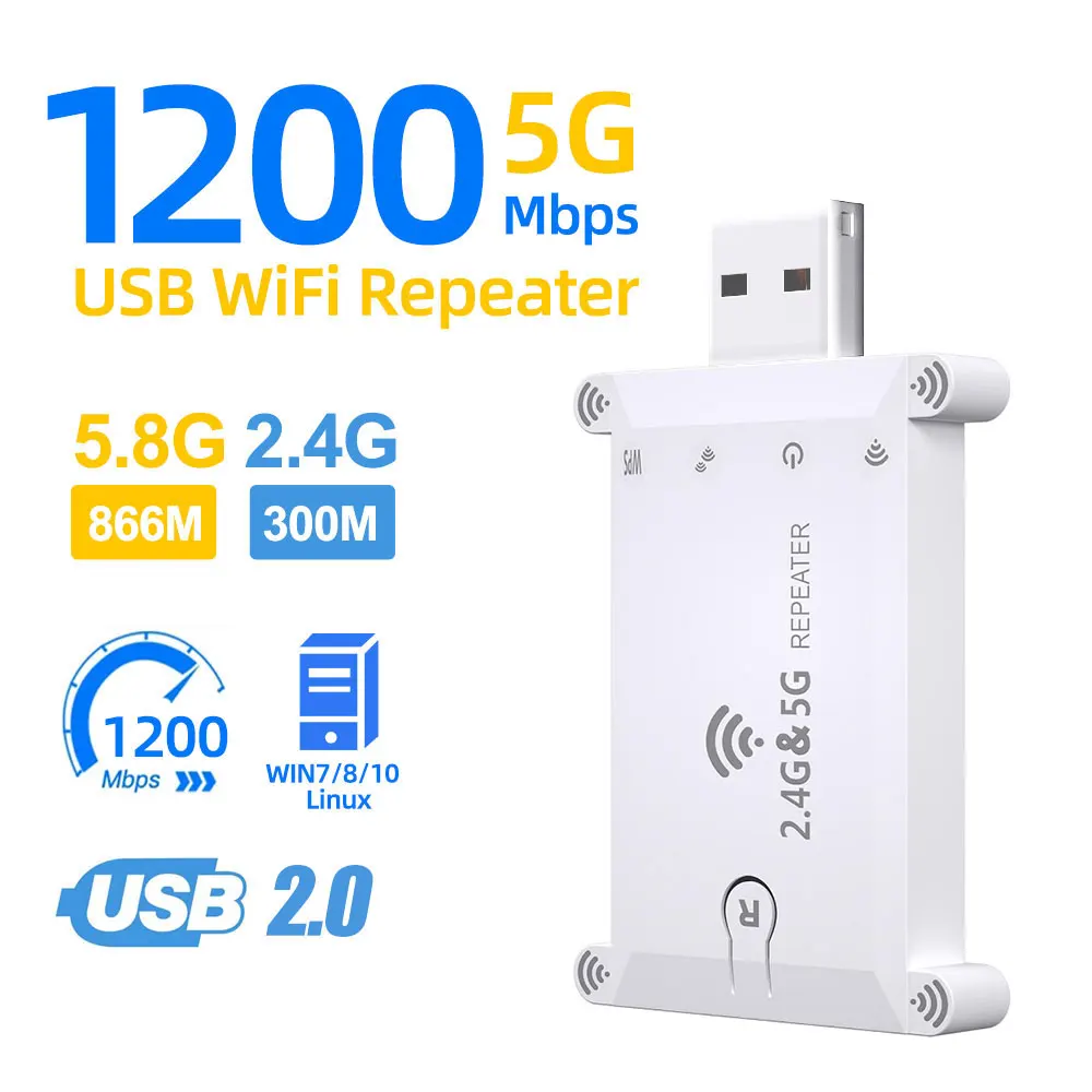 WiFi FIY 2.4g/5g Usb Wifi Repe – Server Power Supply recenzja i cena